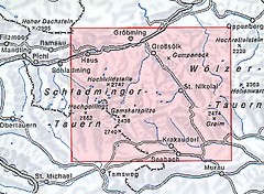 DAV Karte - 45/3 Niedere Tauern III, 1:50000